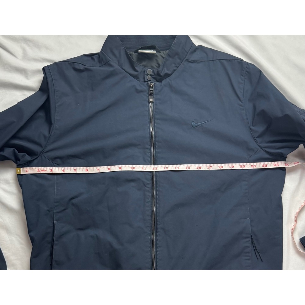 Nike Golf Mens Navy Blue Full Zip Golf Jacket Quail Run Logo Large - Picture 7 of 14